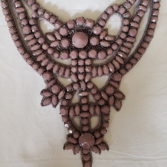 Bib-style Statement Necklace, OS - Picture 1 of 3